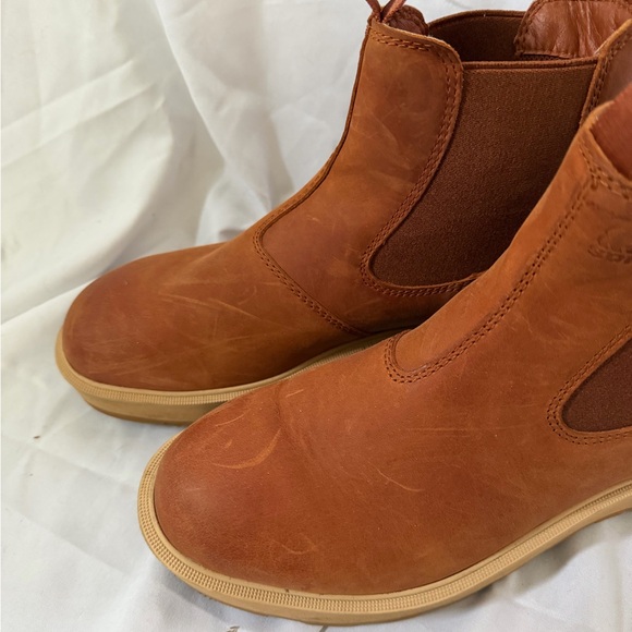 Sorel Chestnut Brown Leather Chelsea Boots - Picture 2 of 5